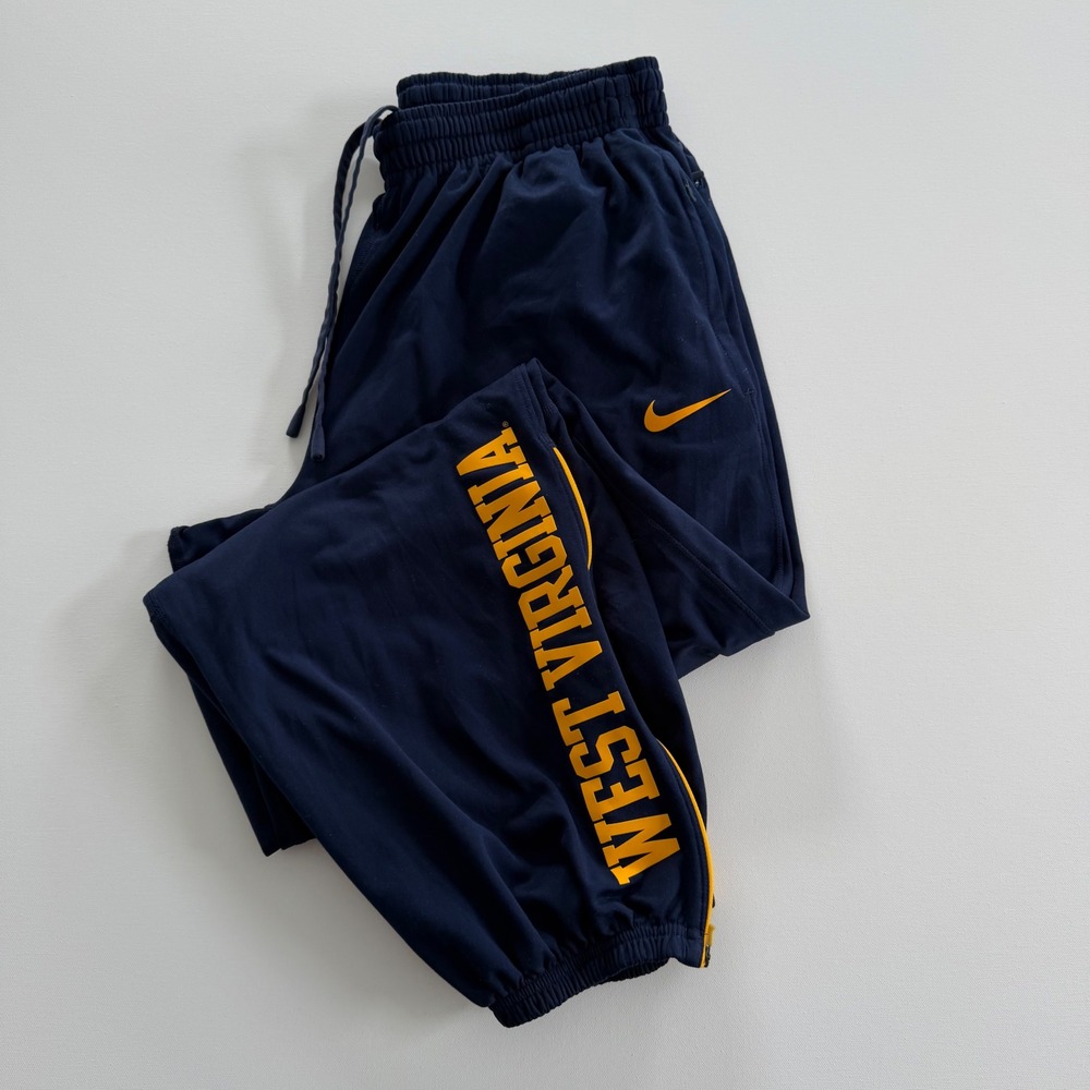 Nike West Virginia Mountaineers Dri-FIT Track Pants Mens XXL Navy 697656-419